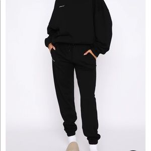 WhiteFox sweat set black